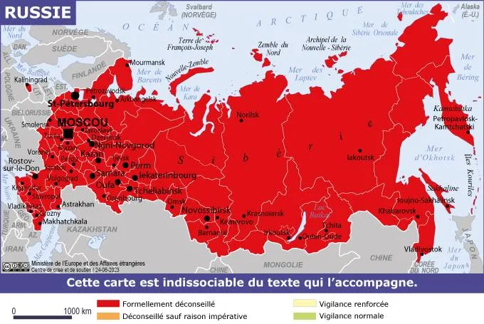 Train traversant la Russie sur la ligne du Transsibérien