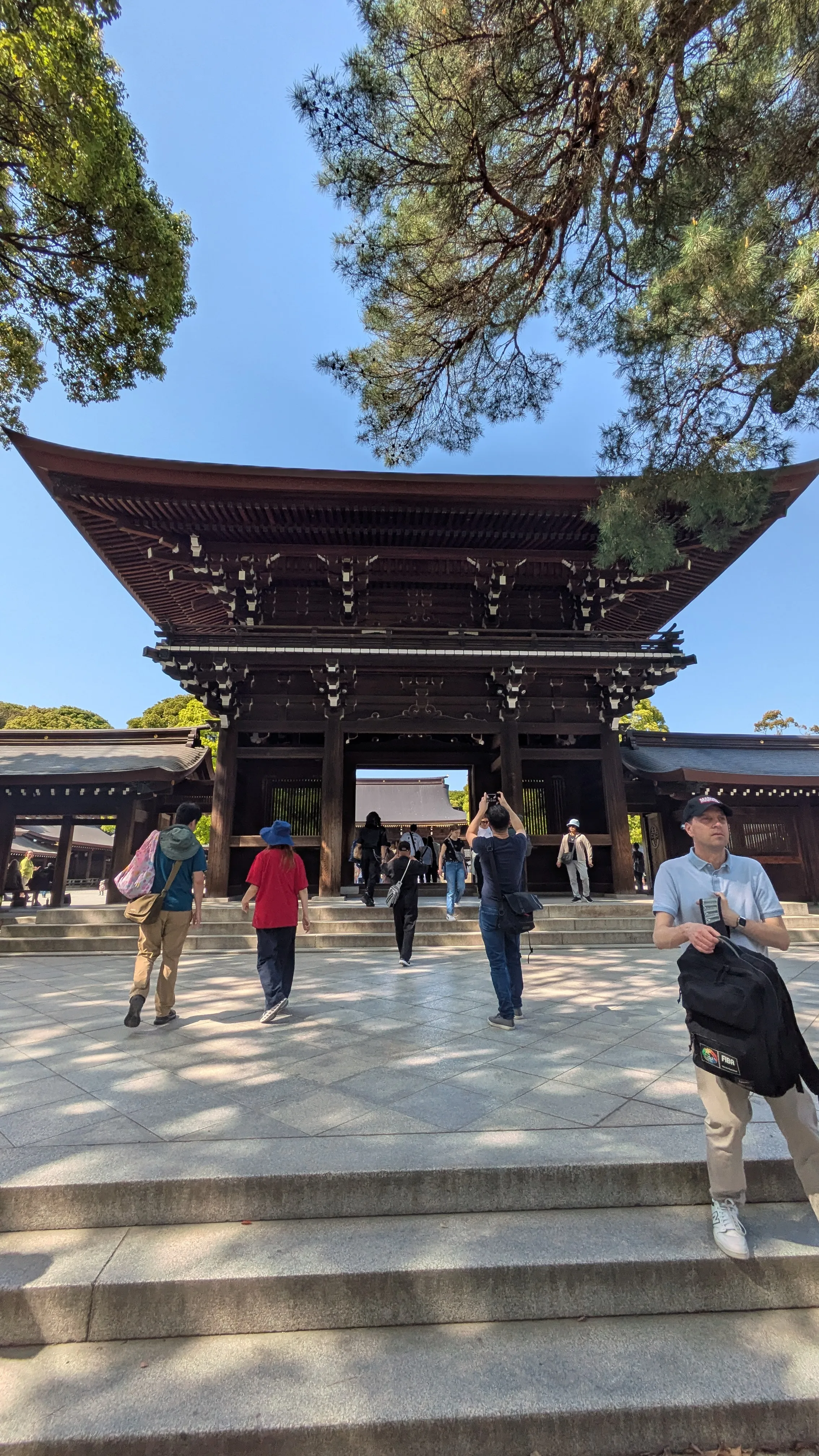 Entrée du temple Meiji-jingū