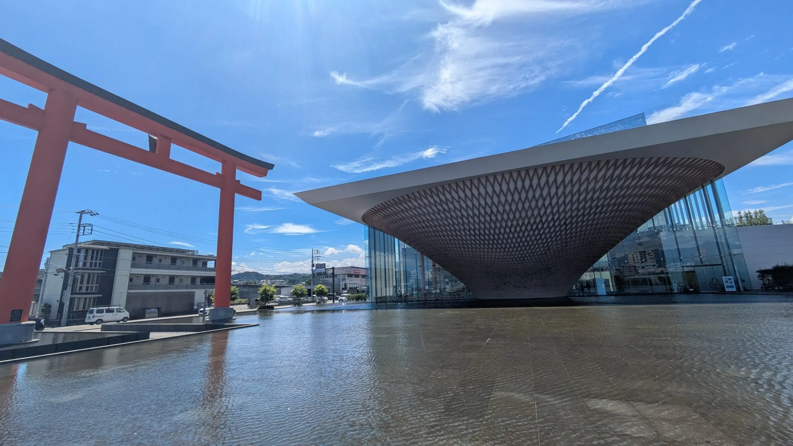 Torii et centre du patrimoine mondial du Mont Fuji