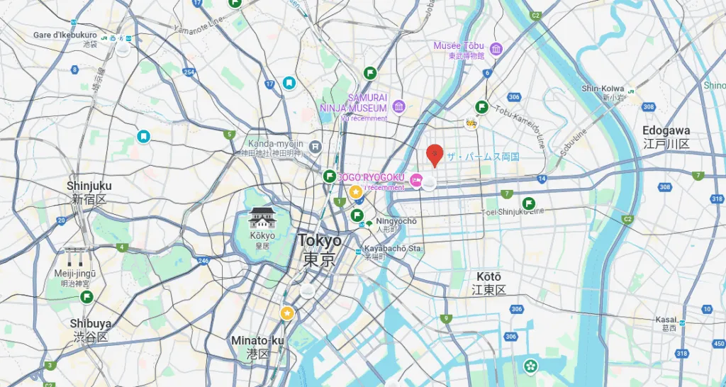 Tokyo carte ryogoku 1